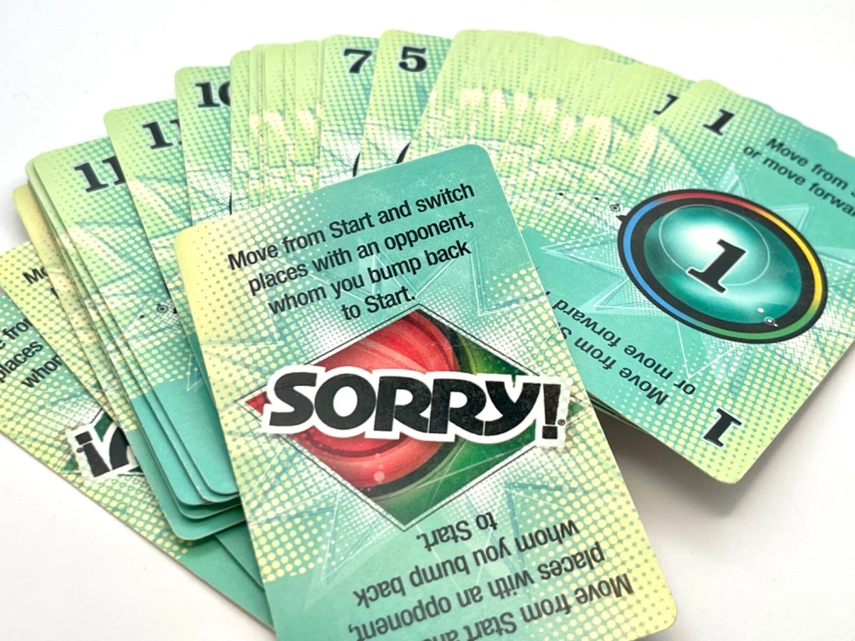 Sorry Game Cards Replacement