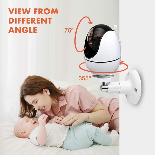 REXING BM1 Baby Monitor w/ Recording Capabilities 4.5” IPS Display, 720p Video - Picture 8 of 9