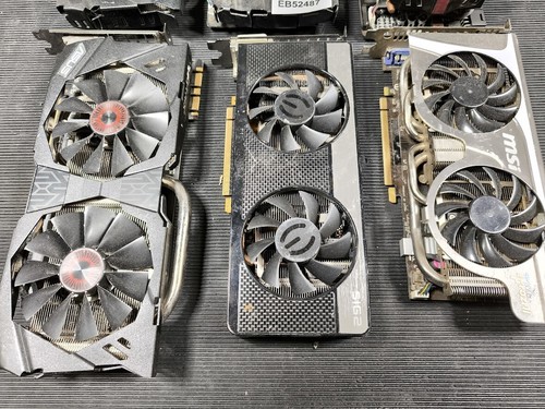 LOT of 6 Non-Working GPU Graphics Cards for Parts - Bild 3 von 7