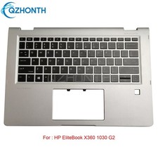 New Palmrest Keyboard Backlit For HP EliteBook X360 1030 G2 Silver 929985-001