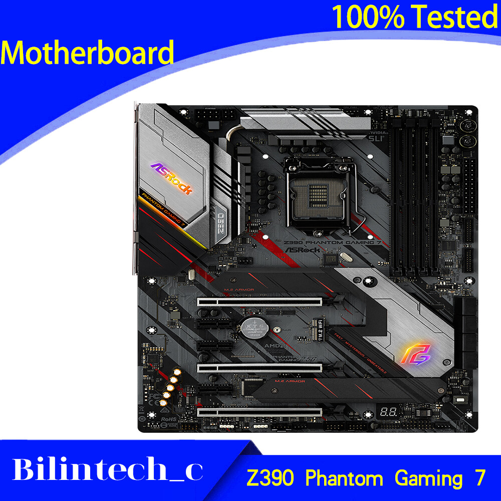 FOR ASROCK Z390 Phantom Gaming 7 Motherboard 9900K 9700K DDR4