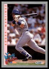 Edgar Martinez 1993 Fleer #344 Mariners MLB READ FREE SHIPPING AutographDen
