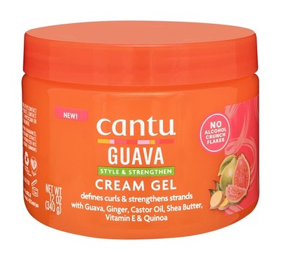 Cantu Guave Locken stärkende Creme Gel 12oz (340g) 340g (1er Pack), klar 
