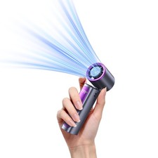 Portable Mini Fan with Ice Cooling Function, 199 Speed Adjustable Handheld Fa...