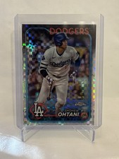 Topps 2024 Chrome Shohei Ohtani #1 X-Fractor Los Angeles Dodgers Card
