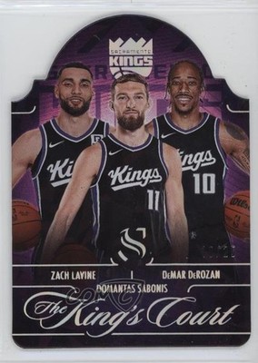 2024 Silhouette Cracked Ice /25 Zach LaVine Domantas Sabonis DeMar DeRozan 1o2