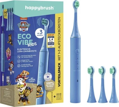 Happybrush ECO VIBE KIDS Paw Patrol + 3 Refills Neu&OVP