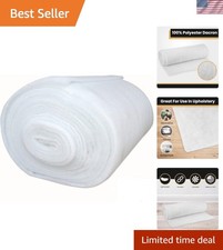 48 Inch Wide Solid Bonded Dacron Upholstery Grade Polyester Batting - Cushion...