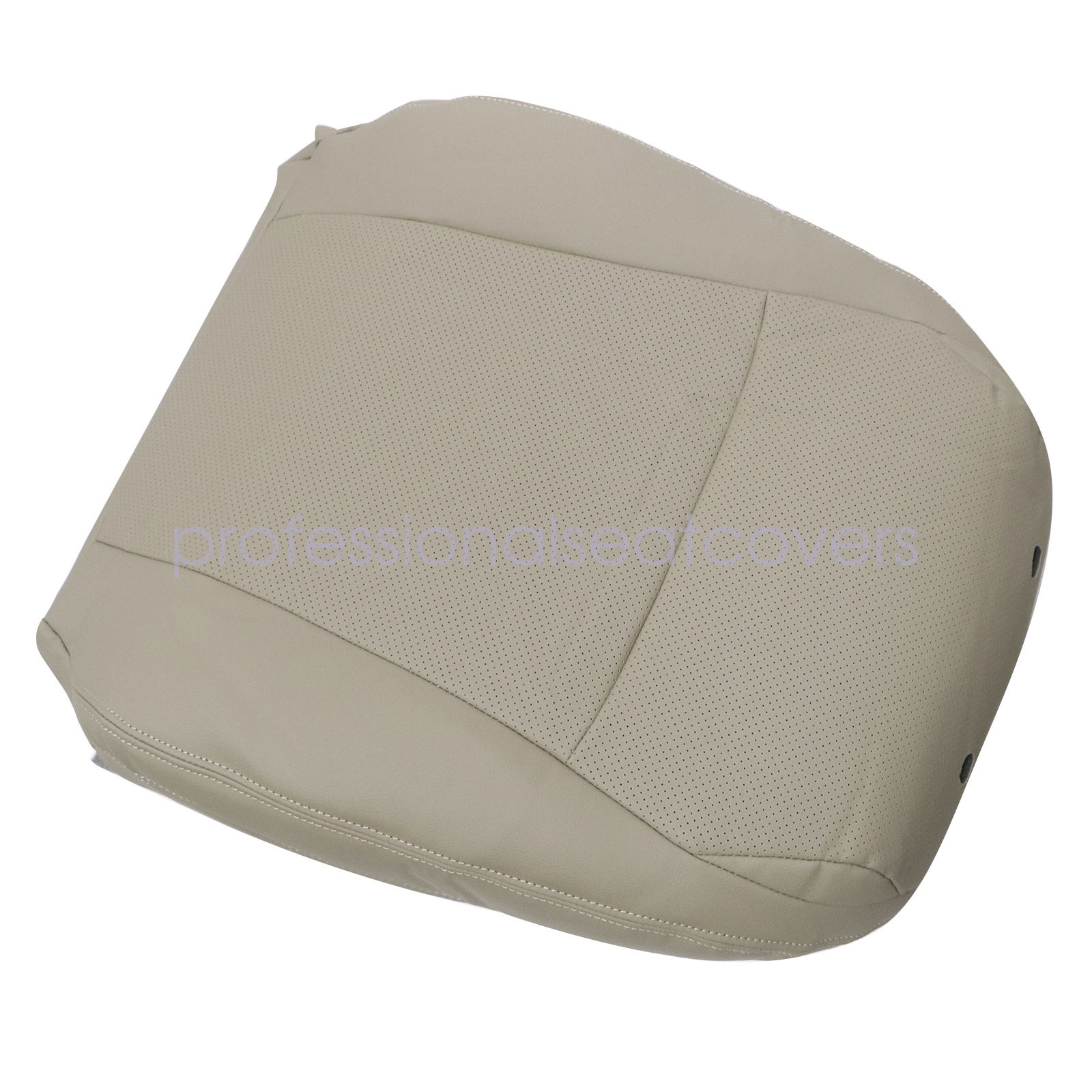 Both Side Bottom & Top Replacement Leather Seat Cover Tan For 08-13 Highlander