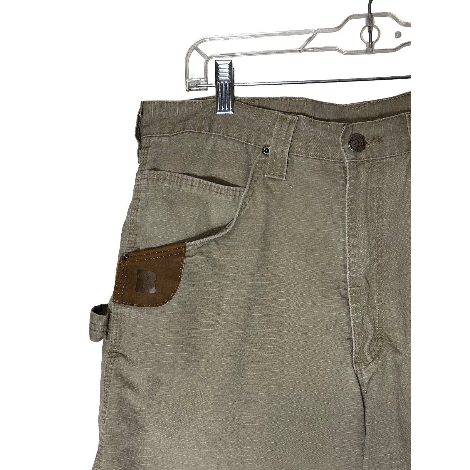 Wrangler Riggs Workwear Mens 34 Khaki Ripstop Carpenter Shorts 3W320DK Utility thumbnail 2