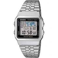  Orologio Unisex Casio VINTAGE Nero Argentato (Ø 34 mm)