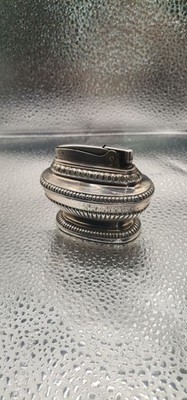 Vintage RONSON Feuerzeug Queen Anne. Versilbert. Guter Zustand. Made In England