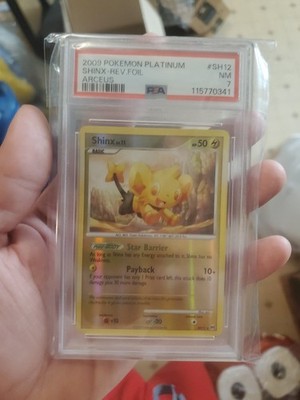 2009 Pokemon Platinum Shinx Arceus Reverse Holo PSA 7 Shiny