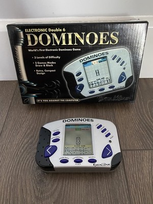 Excalibur Electronic Double 6 Dominosteine - Boxed With Manual