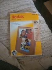 Kodak Photo Paper Instant Dry Gloss 60 sheets 4"x6" 44 lb 6 Mil New