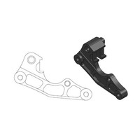 Moto-Master Bremssattel-Adapter Oversize MX (FüR: Yamaha YZ 250 CG20C 05 Vorne )