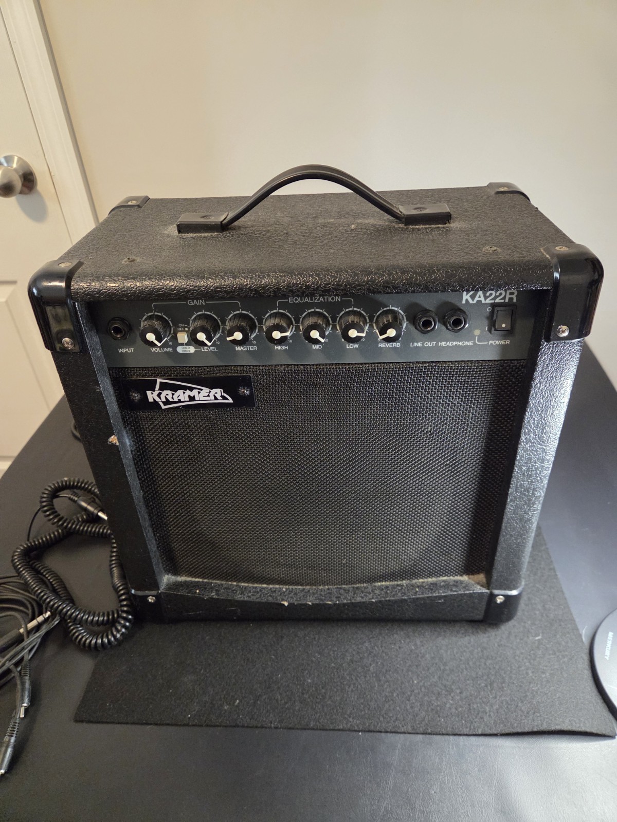 Vintage Kramer KA22R Combo Solid State Amplifier 2-Channel for Electric Guitar