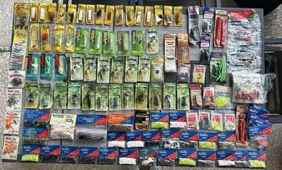 Vintage Fishing Lure Lot NOS Burke Doug Hannon Lucky Strike LC s Fleck Rare