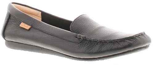 Scarpe basse donna Clarks lentiggini passeggio pelle slip on nere taglia UK