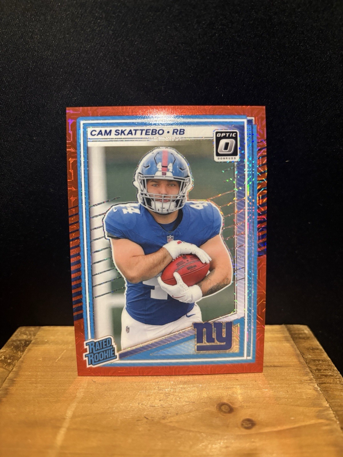 2025 Donruss Optic CAM SKATTEBO - H2 Red Mojo Rated Rookie SP 🔥 RC Giants #228