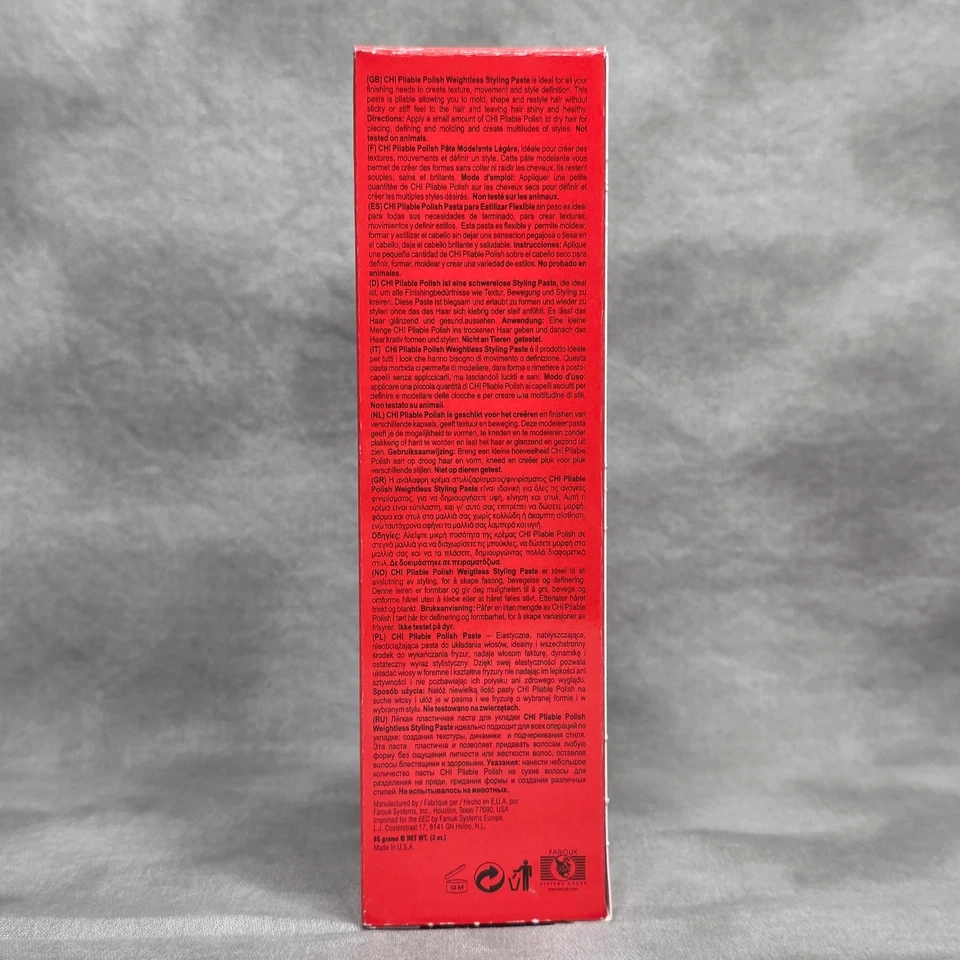 CHI Pasta de peinado flexible pulido sin peso 3 OZ Foto 3 de 4