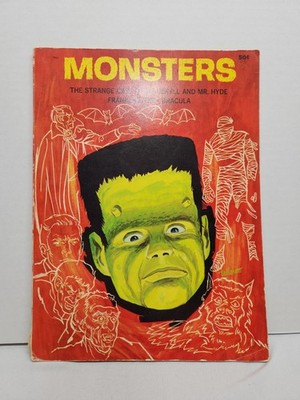 VINTAGE MONSTERS THE STRANGE CASE OF DR. JEKYLL AND MR.HYDE FRANKENSTEIN DRACULA