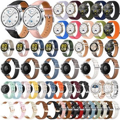 Nylon Leather Ceramic Silicone Strap Band for Huawei Watch GT 5 Pro 42mm 4 41mm