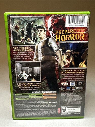 Land of the Dead: Road to Fiddler's Green (Microsoft Xbox 2005) getestet CIB neuwertig - Bild 2 von 6