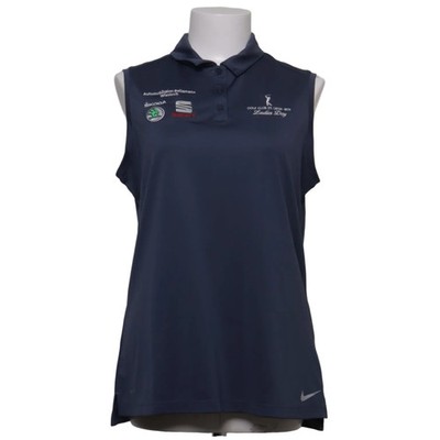 Nike Golf, Top, Größe: L, Grau, Polyester, Einfarbig, Damen #TjI