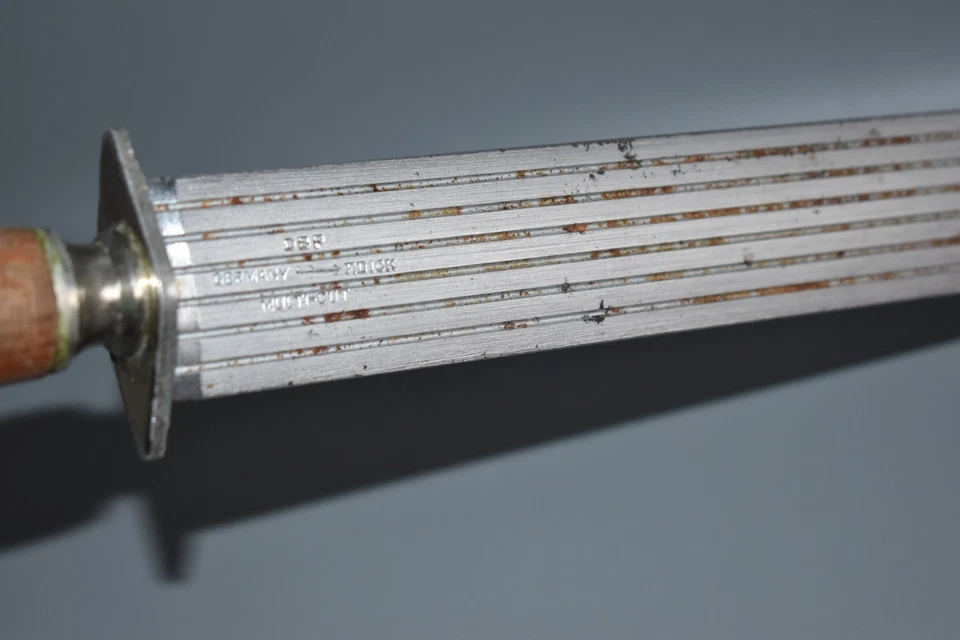 F.DICK altes seltenes großes Wetzstahl Messerschärfer 43,3 cm Fach #F5 - Bild 3 von 4