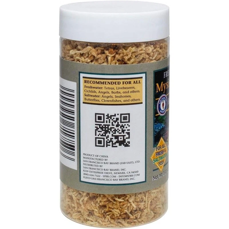 Freeze Dried Mysis Shrimp Fish Food High Protein Cichlids Seahorses 0.49oz New - Image 4 of 4