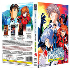 DVD Anime Neon Genesis Evangelion Complete TV Series English Dub 1-26 6 Movie