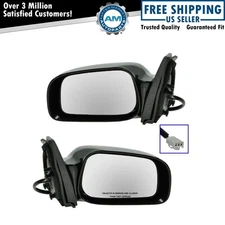 Power Side View Mirrors Left & Right Pair Set NEW for 03-08 Matrix Vibe