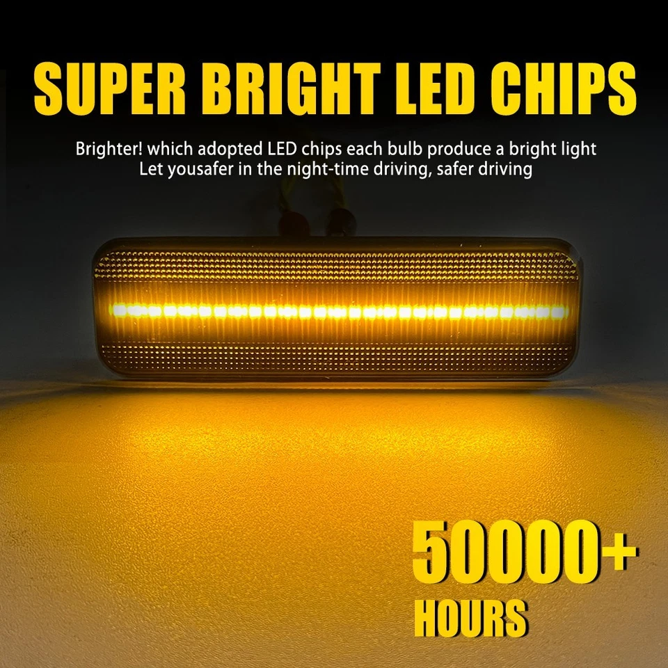 2x LED ahumado delantero para luces marcador Dodge D250 D150 D350 W250 W150 camioneta Foto 4 de 4