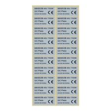 20 Ebike Decals for BAFANG Electric Bicycle Fits 36V and 48V Specifications