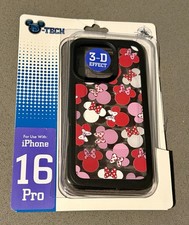 NEW DISNEY PARKS MINNIE MOUSE IPHONE 16 PRO PHONE CASE 3-D