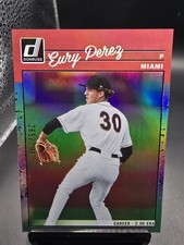 Eury Perez 2023 Donruss Baseball #242 Retro Career Stat Line /296