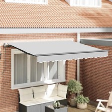 WALPLUS Awning Frame Retractable Manual 3x2 m Metal
