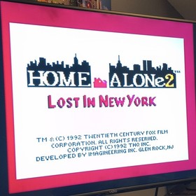 THQ Home Alone 2: Lost in New York Nintendo NES Cartridge NTSC-U/C 1992