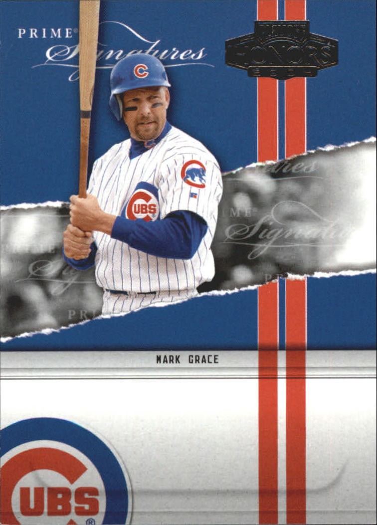 2004 Playoff Honors Prime Signature Insert #39 Mark Grace /2500 Chicago Cubs