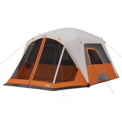 6 Person Cabin Tent with Screen Room | Portable Family Tent with Carry Bag fo...