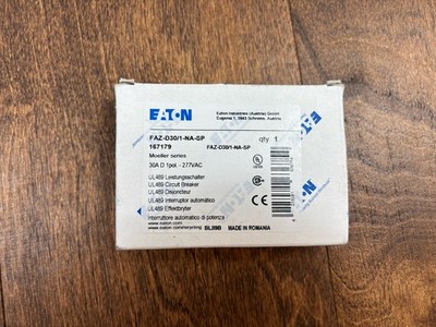 Eaton Miniature Circuit Breaker *New* FAZ-D30-1-NA-SP