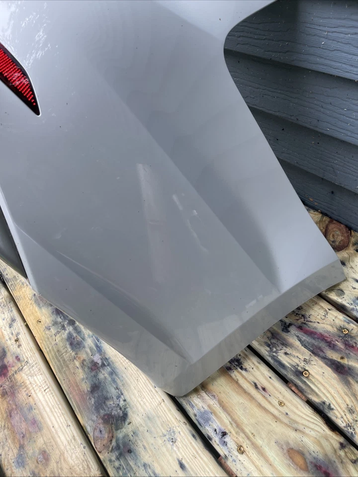 💠 OEM 2018 - 2021 AUDI A5 S5 S-LINE MONTAJE DE CUBIERTA DE PARACHOQUES TRASERO BLANCO LS9R *NOTA Foto 3 de 4