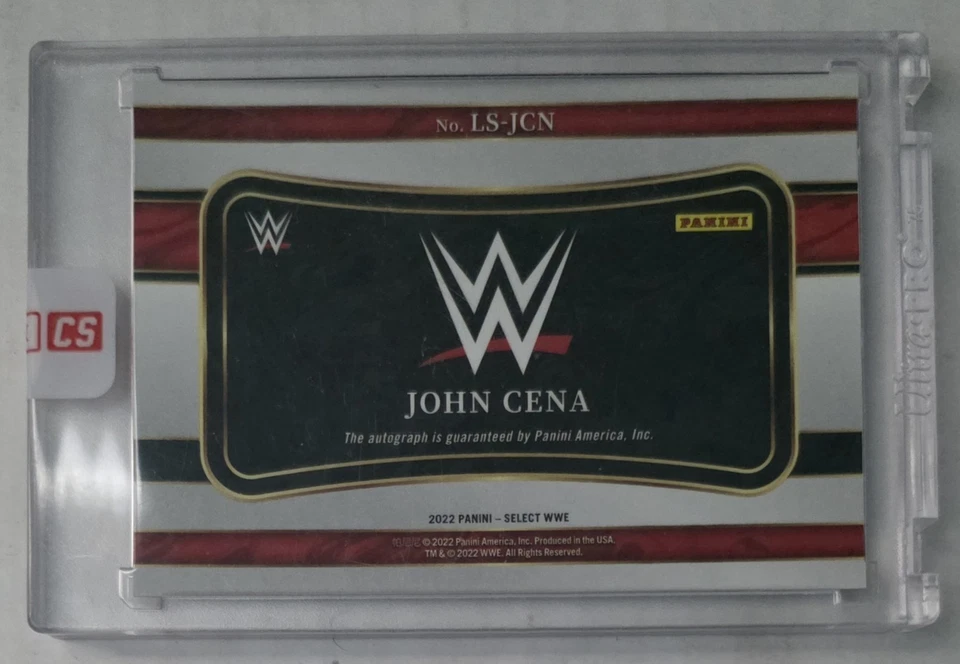 2022 Select Legendary Signatures John Cena Auto Autograph Encased Signed - Image 2 of 2