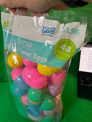 Celebrate! 1.5'' Easter Eggs 48 Pieces Made In USA