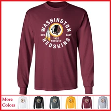 Washington REDSKINS Mens T Shirts HTTR Fans Gift Long Sleeve T-Shirt S-5XL