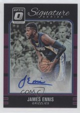 2016 Panini Donruss Optic Signature Series Purple Prizm James Ennis #7 Auto 2h4