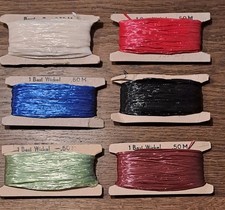 6 owijanych rzemiosła NRD Ostalgia różne kolory Vintage