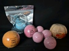 8 Assorted Bath Bombs Body Earth/Glam Beauty/Bodycology/Treat Me various scents