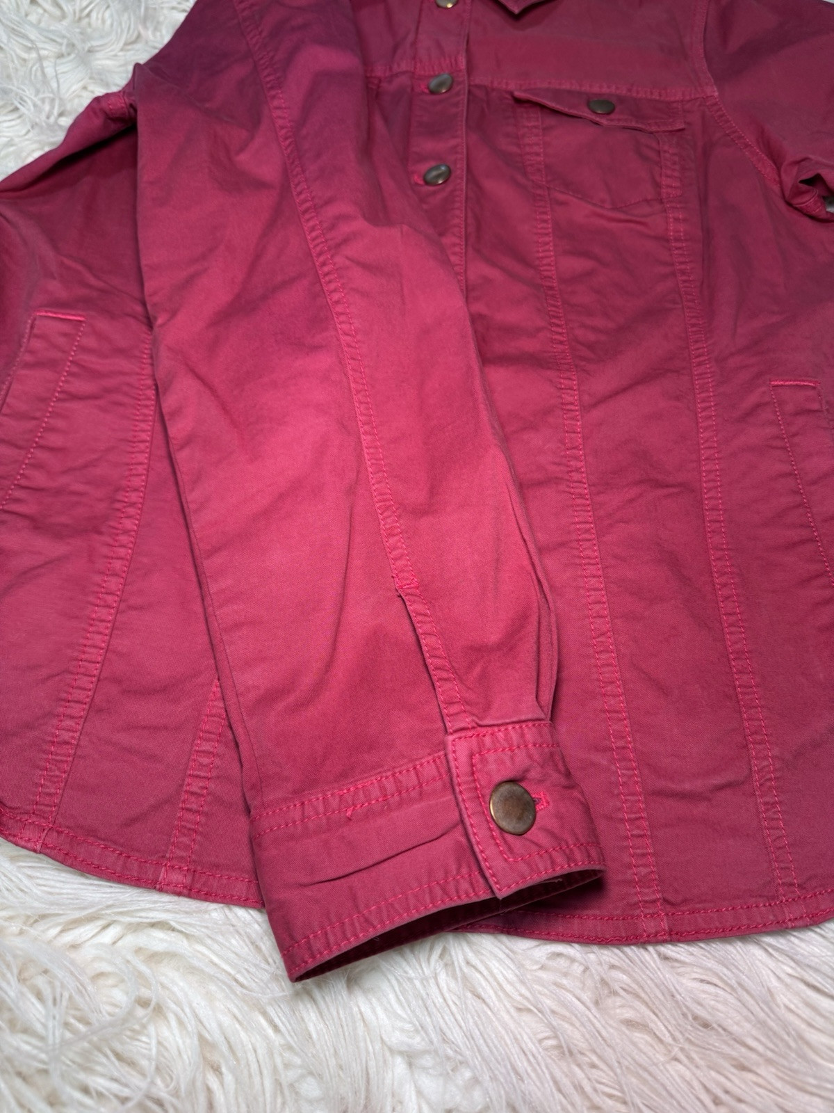 Pendleton Button Front Red Shirt Jacket Womens Si… - image 11